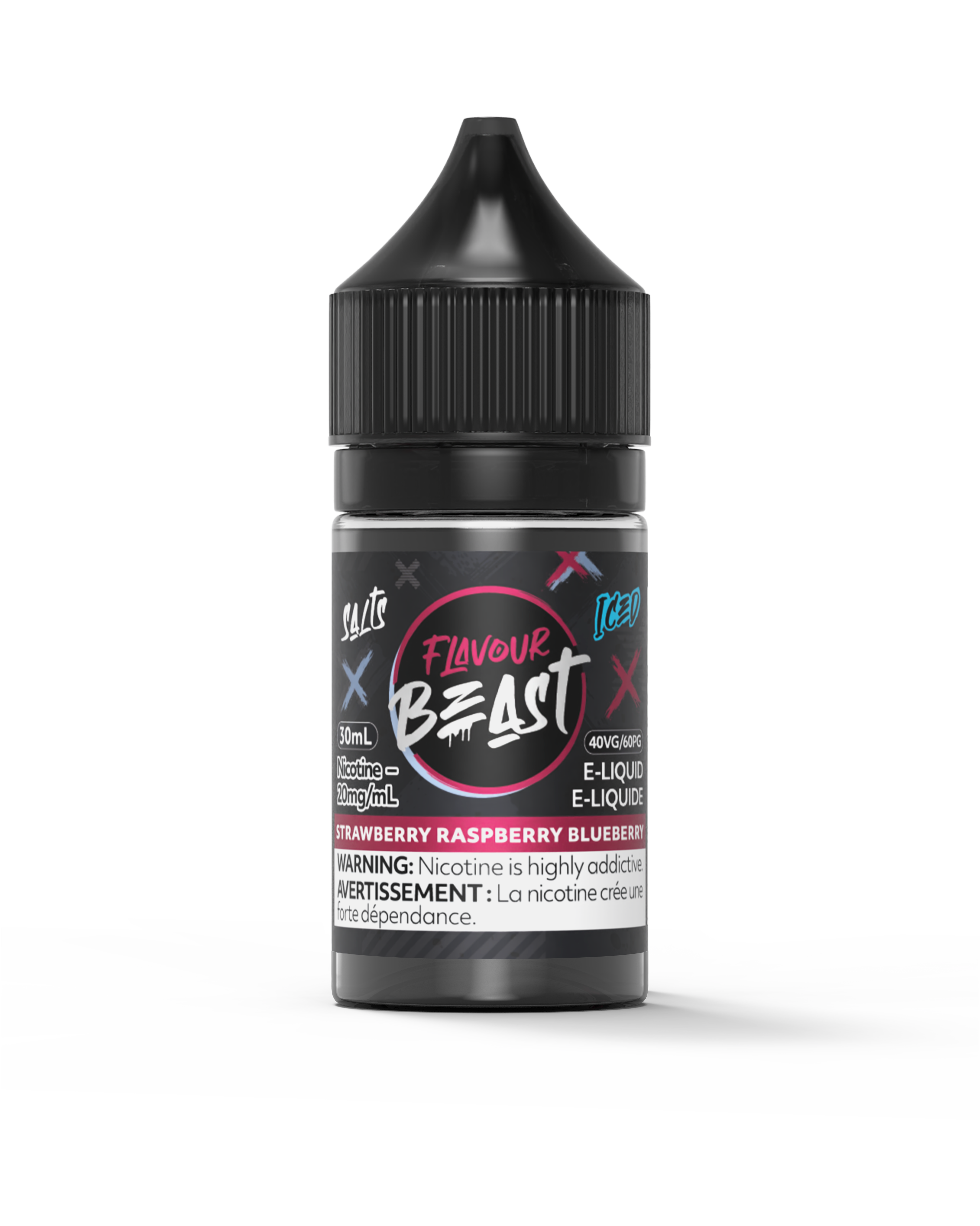 Flavour Beast Salts - Strawberry Raspberry Blueberry (30mg)