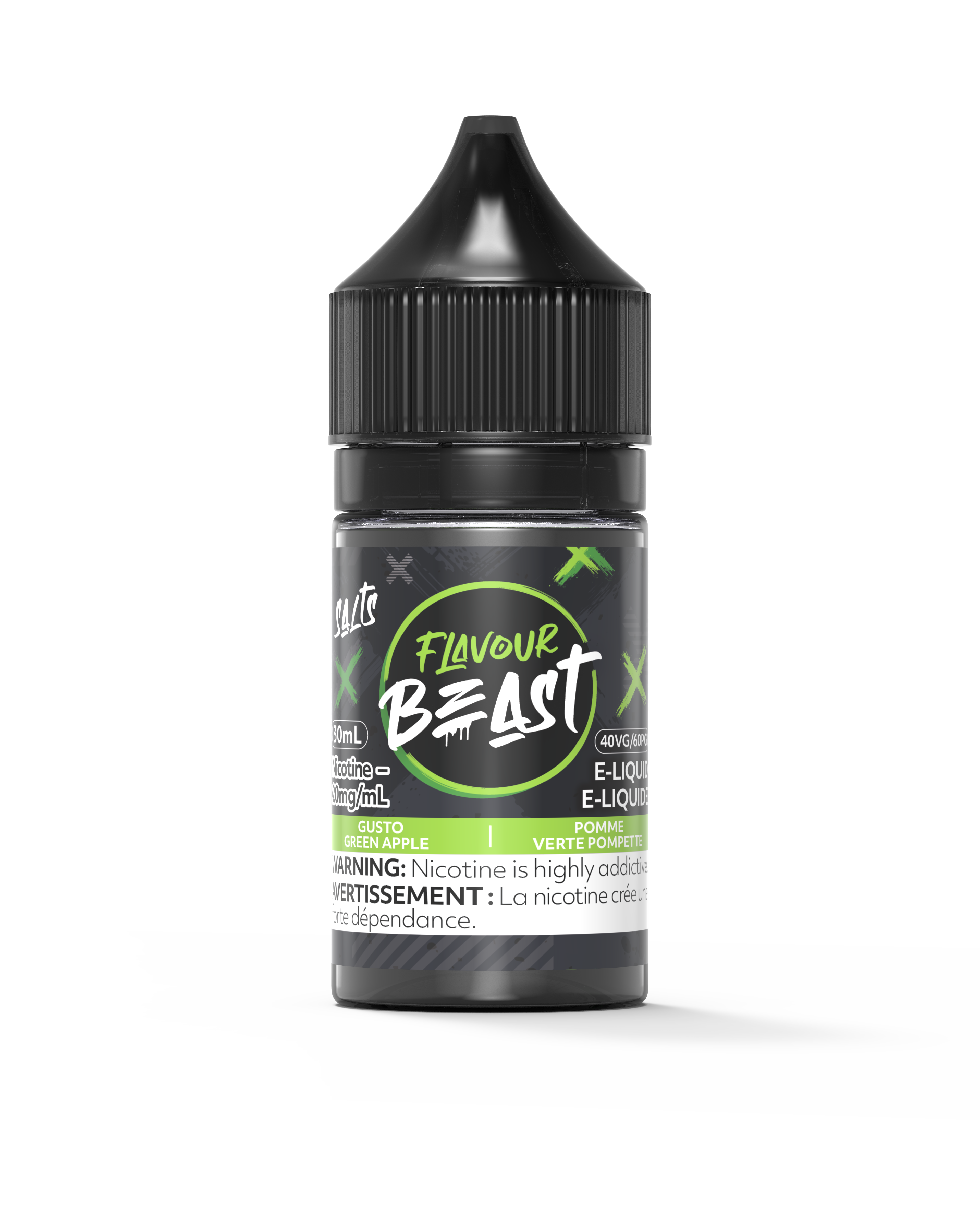 Flavour Beast Salts - Gusto Green Apple (20mg)