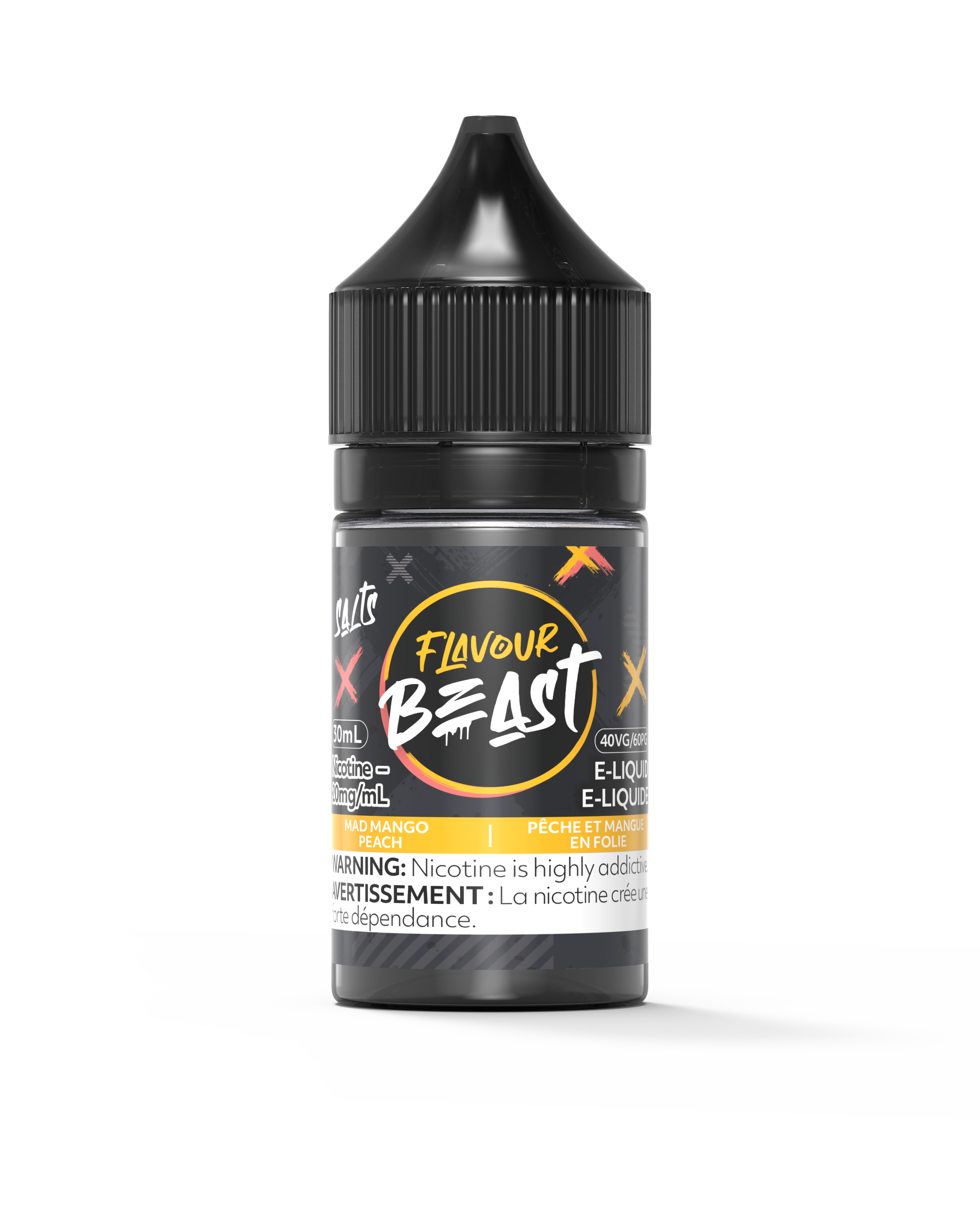 Flavour Beast Salts - Mad Mango Peach (20mg)