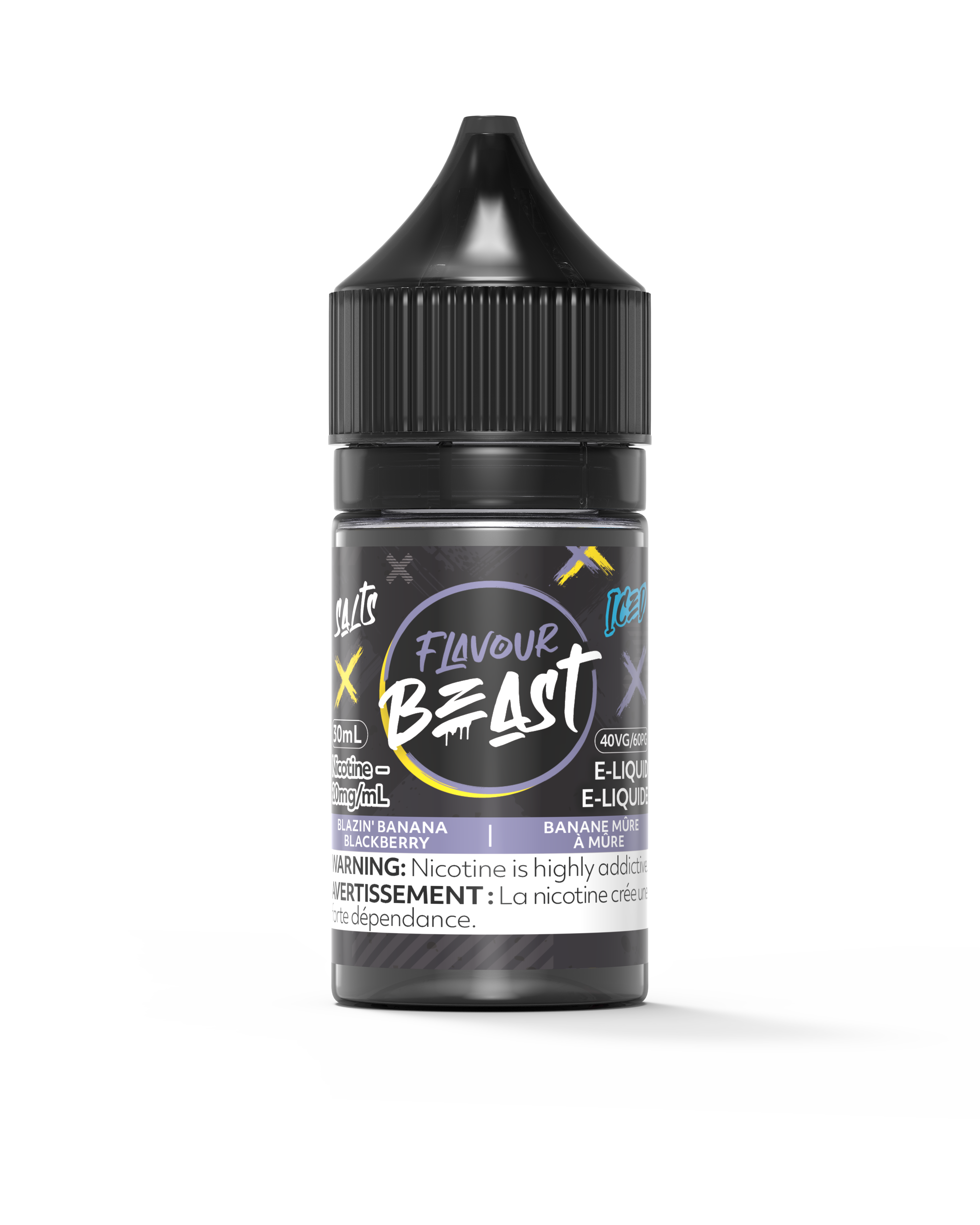Flavour Beast Salts - Blazin' Banana Blackberry (20mg)