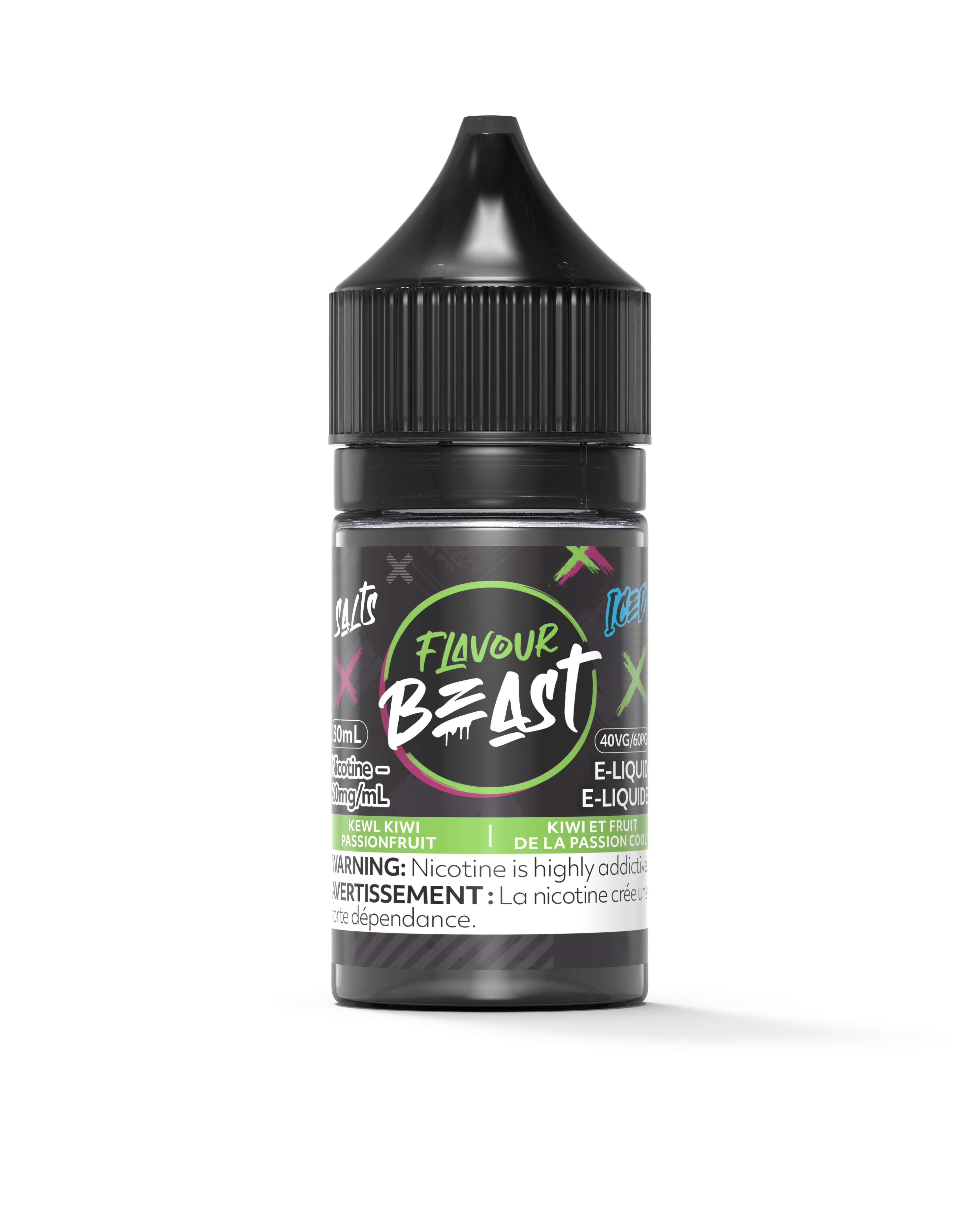 Flavour Beast Salts - Kewl Kiwi Passionfruit (20mg)